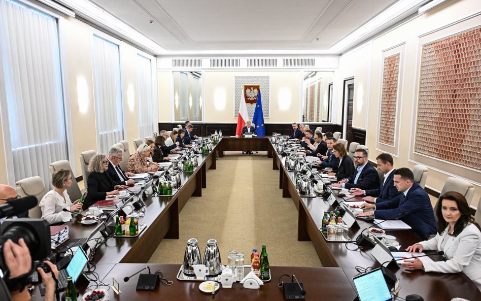 Posiedzenie rządu przed ogłoszeniem rekonstrukcji, 15 lipca