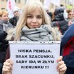 W jakim kierunku powinny zmierzać sądy? Manifestacja pracowników wymiaru sprawiedliwości przed Minis