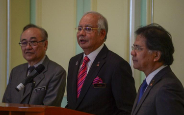 Premier Malezji Datuk Seri Najib (w środku)