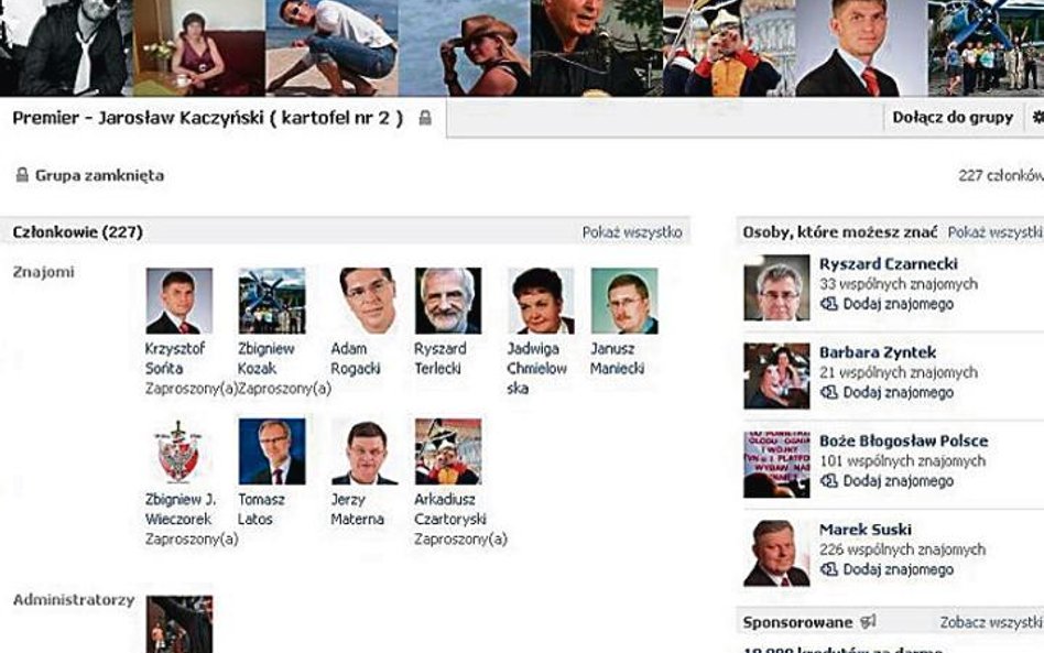Politycy nie zawsze zdają sobie sprawe z tego, kogo popierają w Internecie