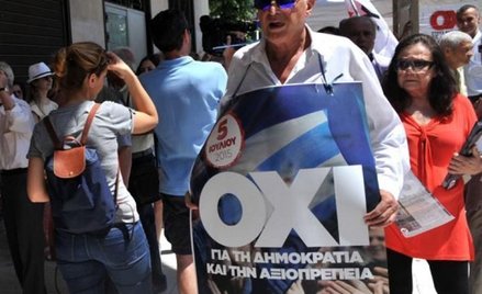 Saloniki przed referendum Zwolennik Syrizy namawią do „nie”