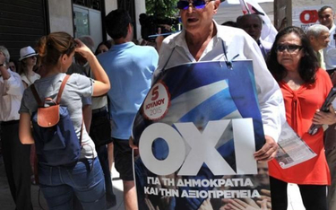 Saloniki przed referendum Zwolennik Syrizy namawią do „nie”