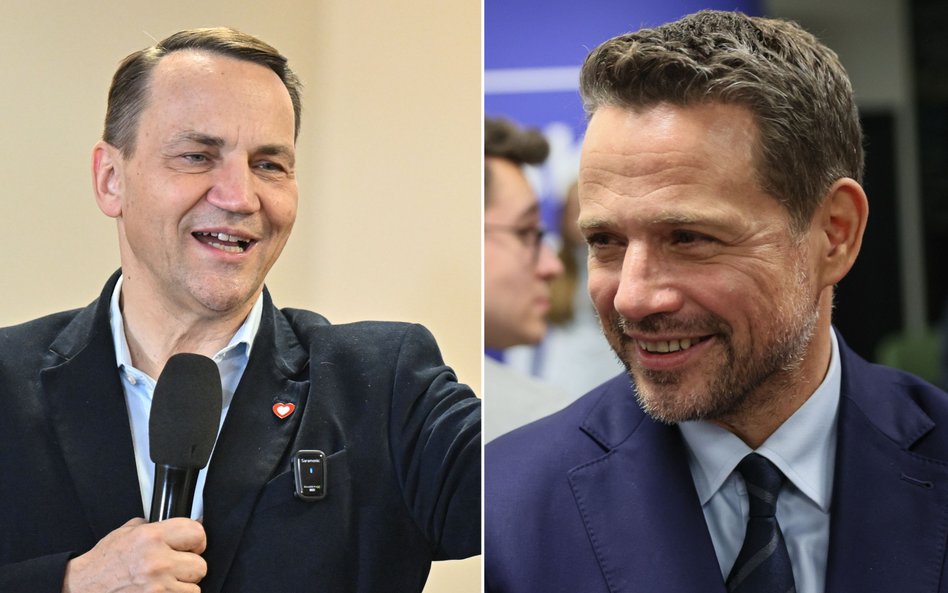 Radosław Sikorski i Rafał Trzaskowski