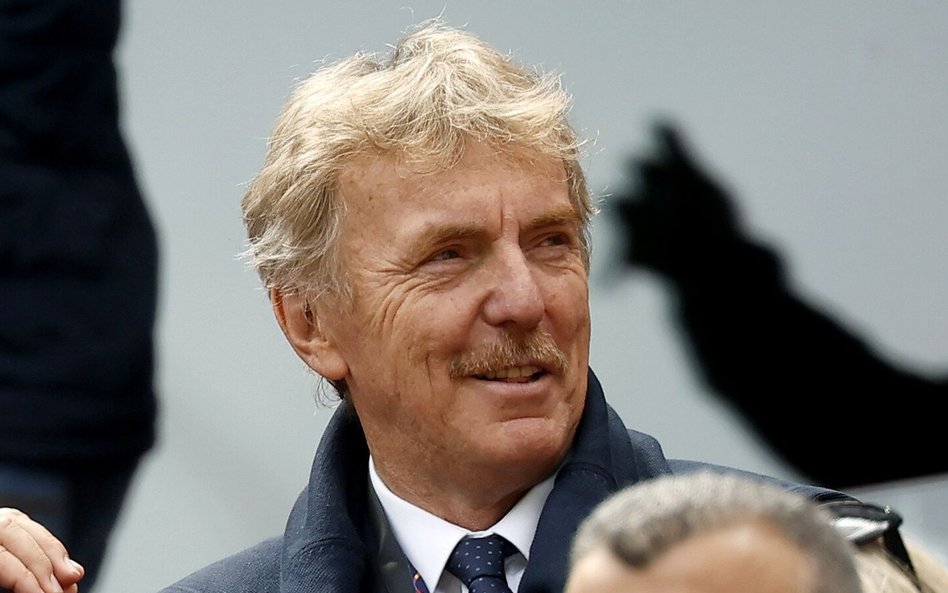 Zbigniew Boniek na stadionie w Kolonii podczas meczu Euro 2024