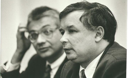 1996 r., Prezes Porozumienia Centrum Jarosław Kaczyński i wiceprezes Ludwik Dorn