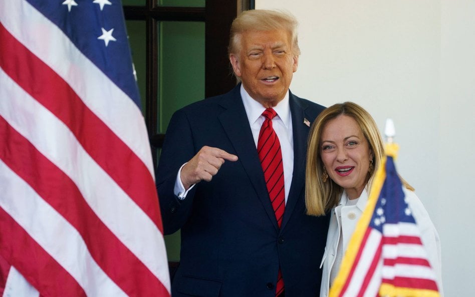 Wizyta premier Giorgii Meloni w Białym Domu, kwiecień 2025
