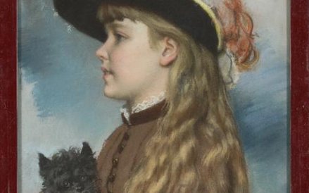 Alferd Romer, „Portret córki Heleny...”, 1890