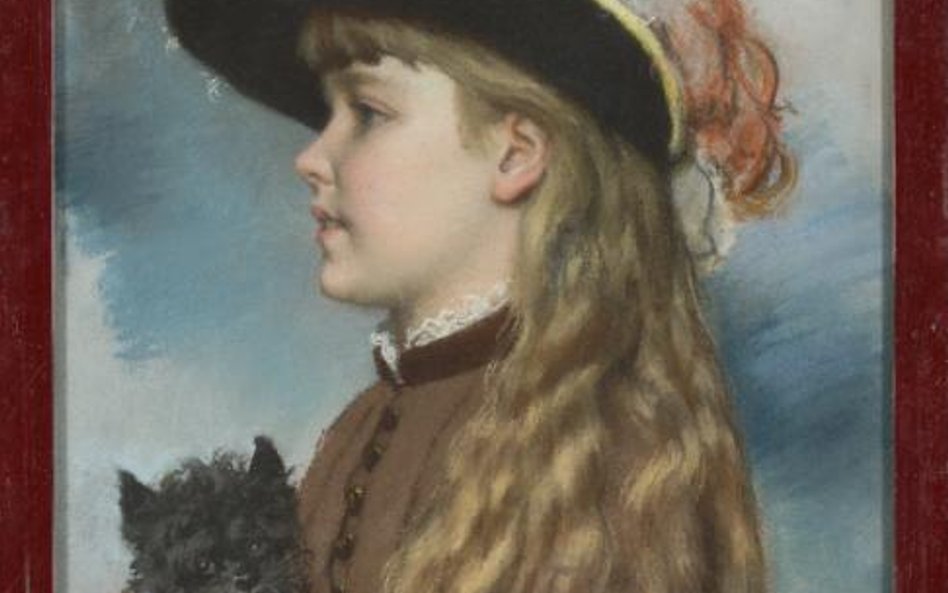 Alferd Romer, „Portret córki Heleny...”, 1890