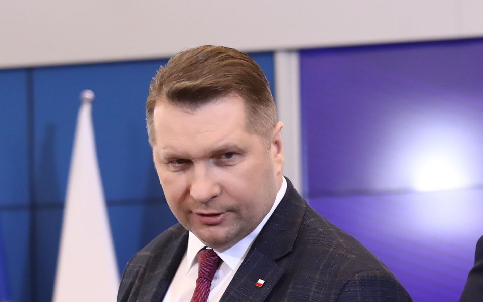 Minister edukacji i nauki Przemysław Czarnek