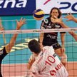 Stephane Antiga (w środku) oraz Dawid Murek (z prawej) i Marcin Możdżonek w ostatnim, wygranym final
