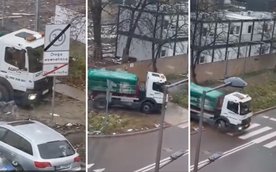 Radny zaapelował do Urzędu Dzielnicy Ursus, aby ten zadbał o zablokowanie tego niebezpiecznego wyjaz