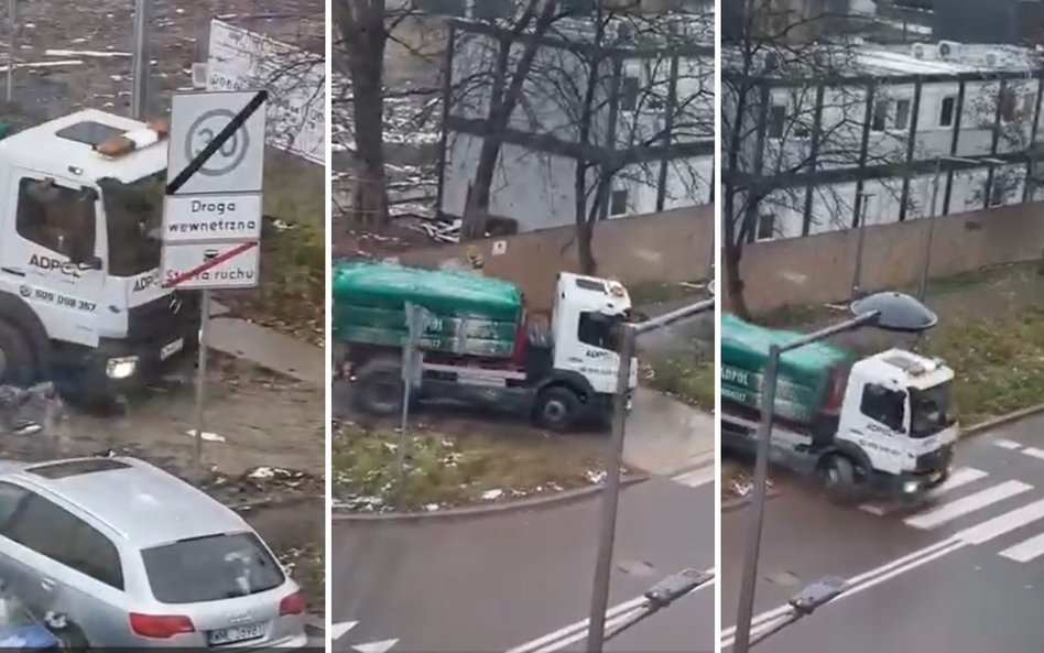 Radny zaapelował do Urzędu Dzielnicy Ursus, aby ten zadbał o zablokowanie tego niebezpiecznego wyjaz