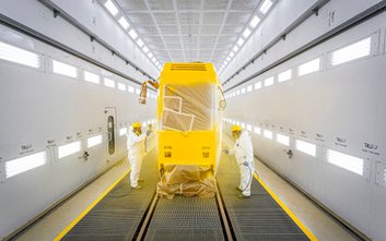 Nowa lakiernia Tramwajów Warszawskich została zaprojektowana jako obiekt w pełni bezpieczny dla pers