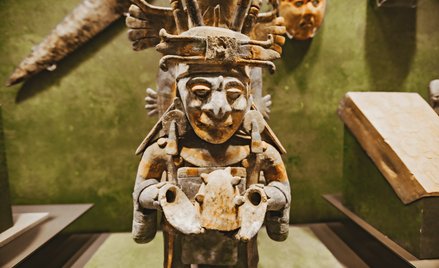Figura na wystawie w Narodowym Muzeum Antropologicznym w Meksyku