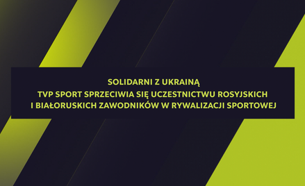 Treść komunikatu, który pojawi się na ekranach podczas ceremonii otwarcia
