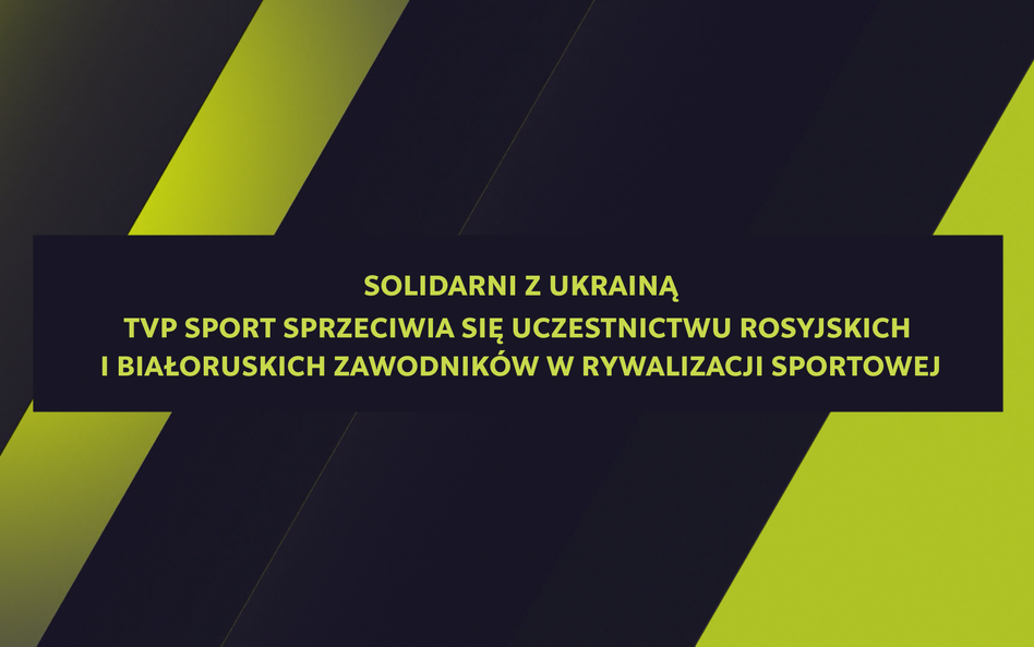 Treść komunikatu, który pojawi się na ekranach podczas ceremonii otwarcia
