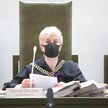 Sędzia Anna Kalbarczyk na sali Sądu Apelacyjnego w Warszawie