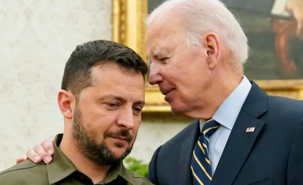 Prezydent USA Joe Biden zamierza utrzymać pomoc dla Ukrainy, ale stoi pod presją polityki wewnętrzne