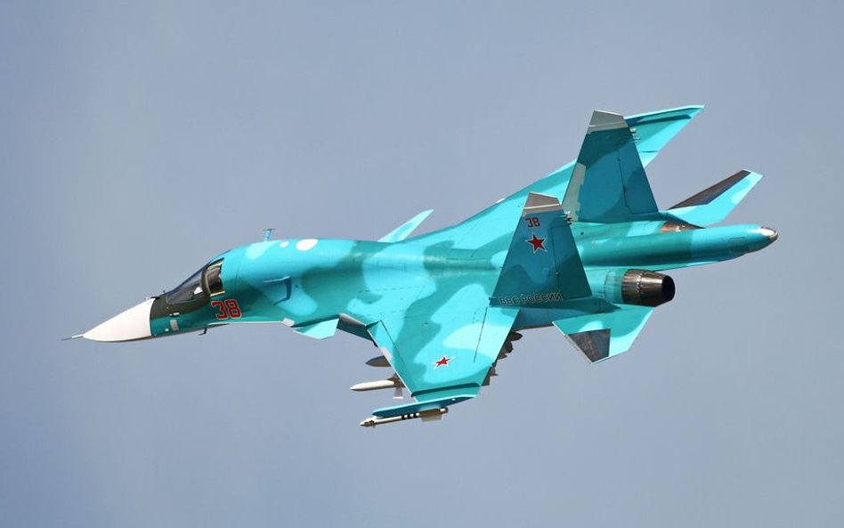 Rosja: Kolizja dwóch bombowców Su-34 w powietrzu