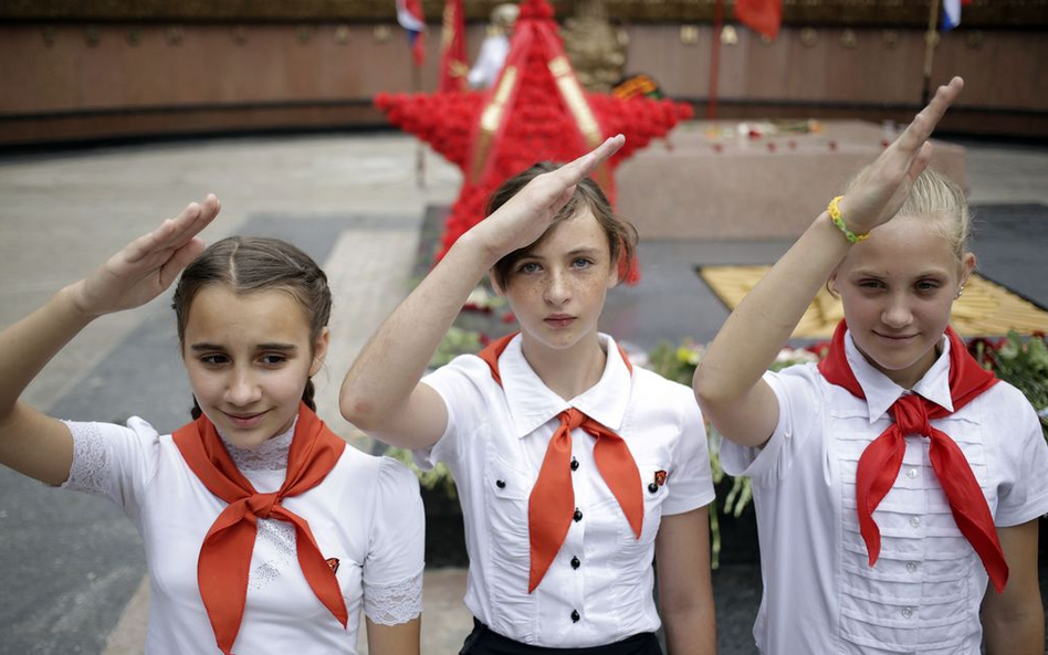 22 czerwca 2015, Symferopol na Krymie. Obchody 74 rocznicy inwazji Niemiec na Rosję.