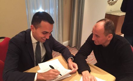 Paweł Kukiz spotkał się z wicepremierem Włoch