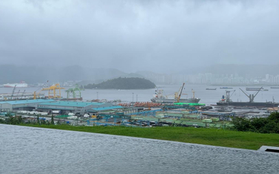 Zakład produkcyjny i jednocześnie port w Changwon należący do Doosan Enerblity