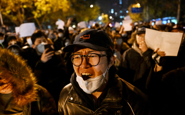 Masowe protesty w Chinach straszą inwestorów. Przecena na GPW