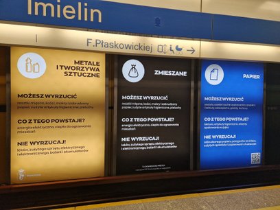 Zdjęcie nieudanej kampanii zrobiła jedna z radnych Ursynowa.