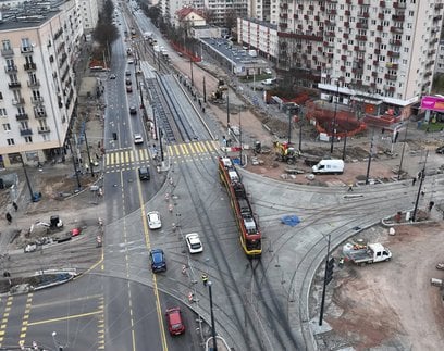 Podobnie jak na Mokotowie tak i na Ochocie podłączenie w weekend nowej trakcji wymusi czasowe objazd