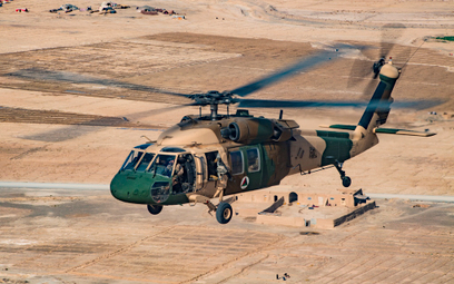 Śmigłowiec Sikorsky UH-60A+ Black Hawk Sił Zbrojnych Afganistanu. Fot./USAF.