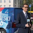 Premier Mateusz Morawiecki promuje "Polski Ład" w Warszawie