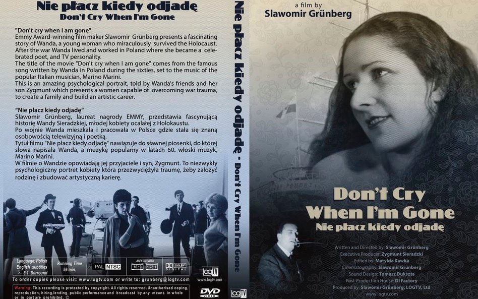 Zapomniana piękna poetka Wanda Sieradzka w filmie „Nie płacz kiedy odjadę”
