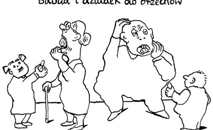 Komentarz rysunkowy. Babcia i dziadek