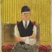 David Hockney, Self Portrait, 1954, Lithograph in Five Colors, 11 1/2 x 10 1/4" Edition: 5 (approxim