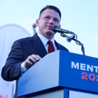 Sławomir Mentzen, kandydat Konfederacji w zbliżających się wyborach na fotel prezydenta RP.