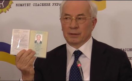 Były premier Ukrainy Mykoła Azarow