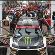Z sukcesu w Walii cieszyli się Petter Solberg (P) i Phil Mills