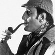 Sherlock Holmes z nieodłączną fajką – kadr z filmu z 1939 roku