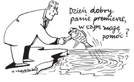 Komentarz rysunkowy. Dzień dobry, panie premierze
