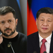 Wołodymyr Zełenski, Xi Jinping i Władimir Putin