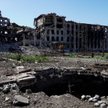 Zniszczony przez Rosjan Mariupol