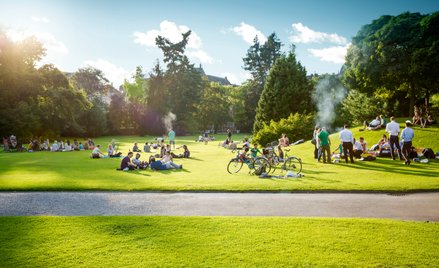 Największy park w Warszawie zajmuje nieco ponad 58 hektarów