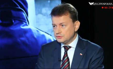 Szef MSWiA Mariusz Błaszczak