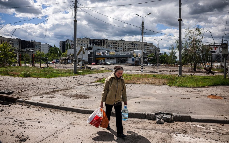 Ukraina, zniszczony przez Rosjan Charków