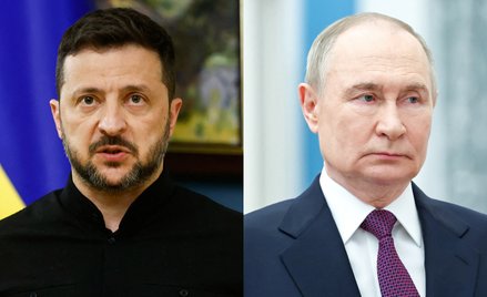 Wołodymyr Zełenski i Władimir Putin