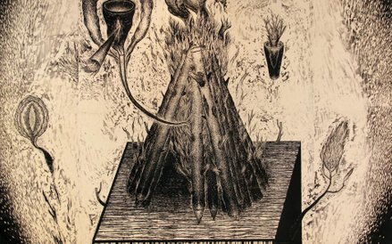 Sean Caulfield, Kanada, Nagroda Specjalna Rektora Akademii Sztuk Pięknych w Warszawie, Powódź (Panel