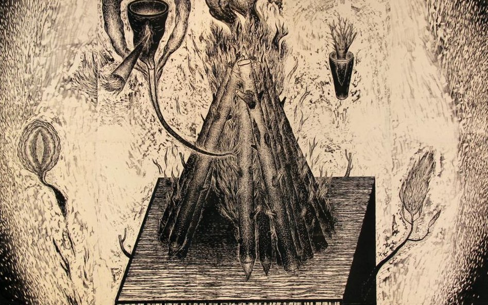 Sean Caulfield, Kanada, Nagroda Specjalna Rektora Akademii Sztuk Pięknych w Warszawie, Powódź (Panel