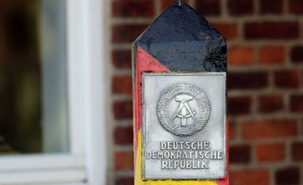 Kazimierz D. zginął przy próbie przekroczenia granicy z NRD (na zdjęciu słup graniczny z czasów istn