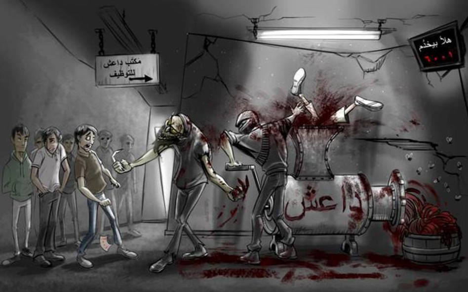 Ulotka zrzucana przez Amerykanów nad Syrią