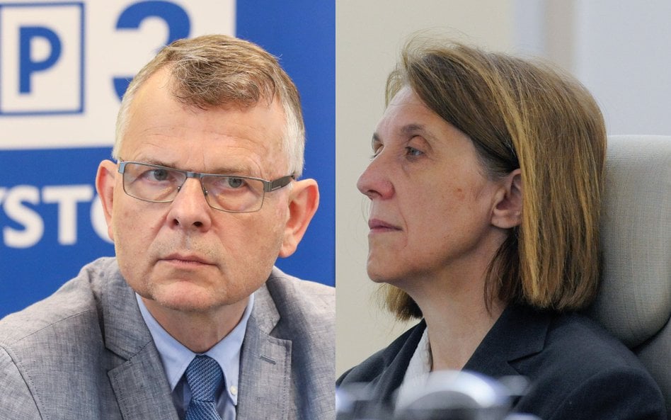 Dyrektor Instytutu Pileckiego prof. Krzysztof Ruchniewicz oraz była już minister kultury Hanna Wróbl